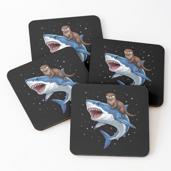Item preview, Funny Otter Riding Shark Animal Lover designed and sold by TerryConnells.