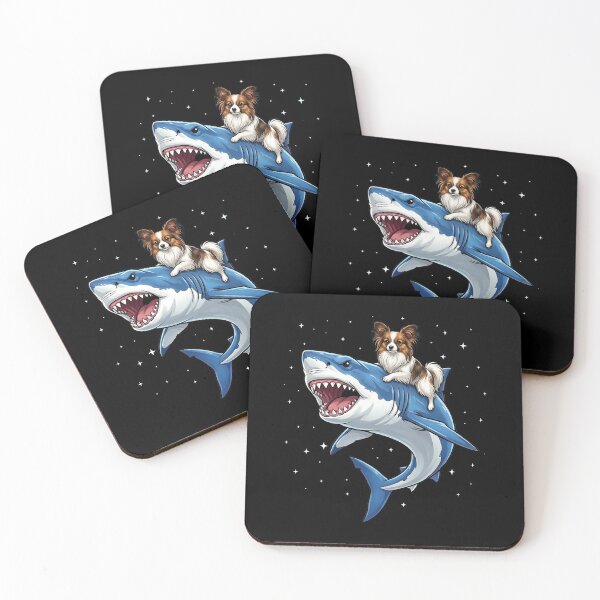 Item preview, Funny Papillon Shark Dog Mom Dad Lover designed and sold by TerryConnells.