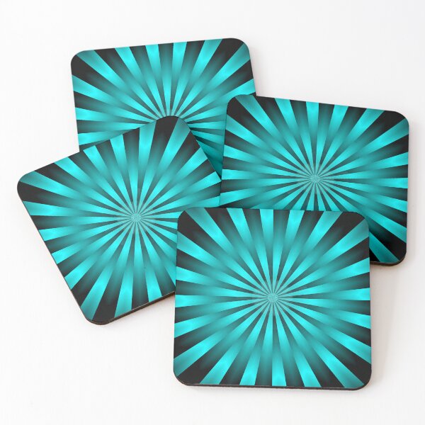 Item preview, Stellar Teal Burst of Light designed and sold by IntelliMindDesigns.