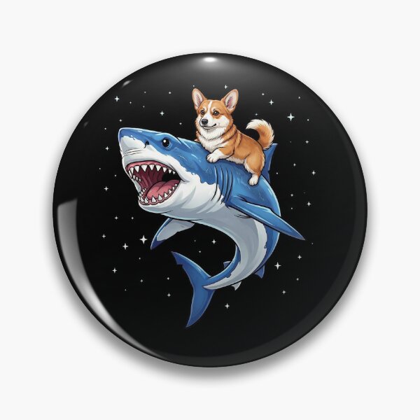 Item preview, Funny Pembroke Welsh Corgi Shark Dog Mom Dad Lover designed and sold by TerryConnells.