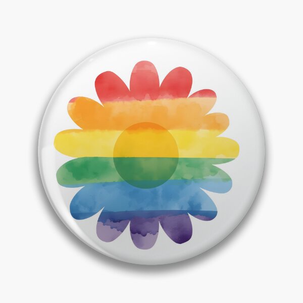 Item preview, Rainbow Flag Flower designed and sold by uunaa.