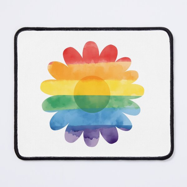 Item preview, Rainbow Flag Flower designed and sold by uunaa.