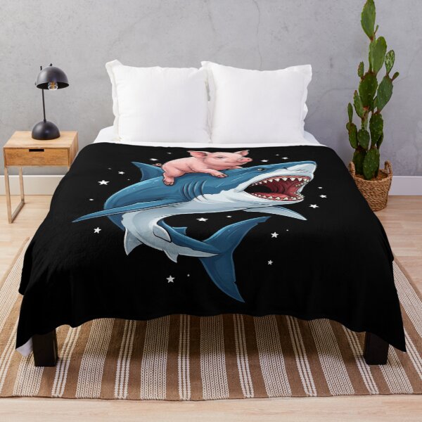 Item preview, Funny Pig Riding Shark Animal Lover designed and sold by TerryConnells.