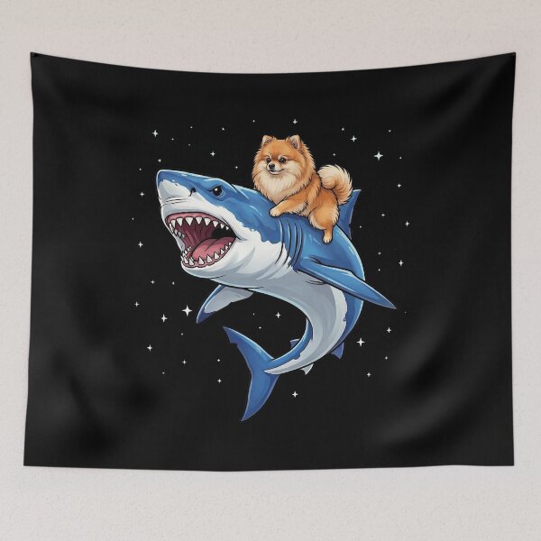 Item preview, Funny Pomeranian Shark Dog Mom Dad Lover designed and sold by TerryConnells.