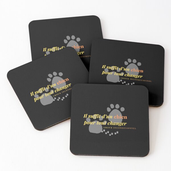 Item preview, "All it takes is one dog to change everything" – Unconditional Love – Design Footprints designed and sold by DIAMVERA.