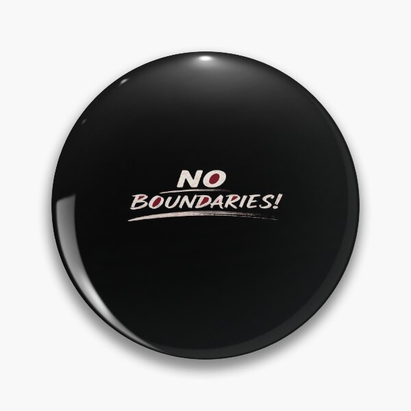 Item preview, No Boundaries Motivational Brush Lettering – Bold Inspirational Quote Art for Daily Drive designed and sold by Bright Nest Studio.