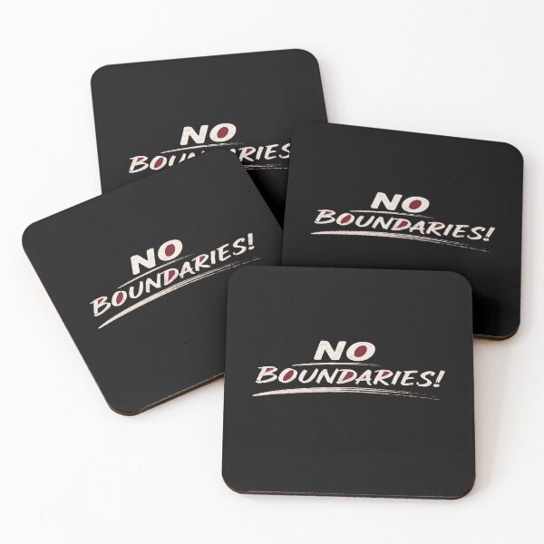 Item preview, No Boundaries Motivational Brush Lettering – Bold Inspirational Quote Art for Daily Drive designed and sold by Bright Nest Studio.