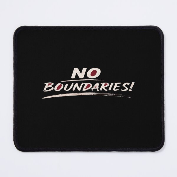 Item preview, No Boundaries Motivational Brush Lettering – Bold Inspirational Quote Art for Daily Drive designed and sold by Bright Nest Studio.