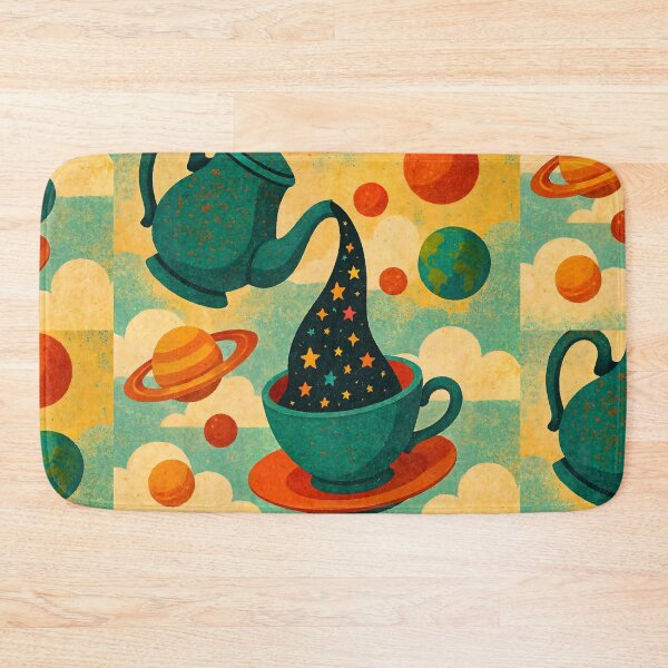Item preview, Cosmic Tea Party Vintage Collage designed and sold by AI-Only Creations.