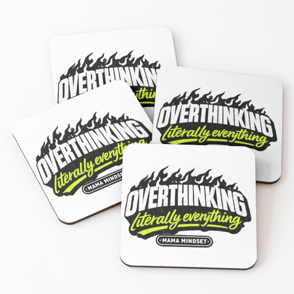 Item preview, Overthinking Literally Everything - Edgy Streetwear Mom Shirt designed and sold by TeeVex.
