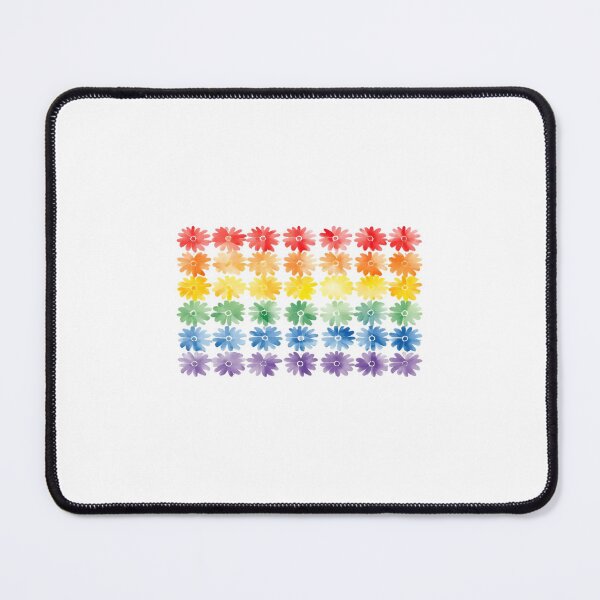 Item preview, Rainbow flag made of flowers designed and sold by uunaa.