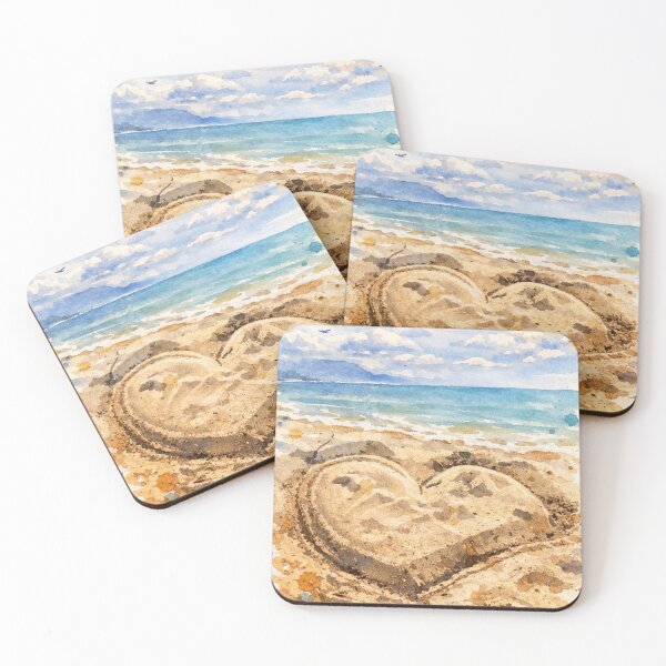 Item preview, Love Written in the Sand designed and sold by Gina_BreWe.