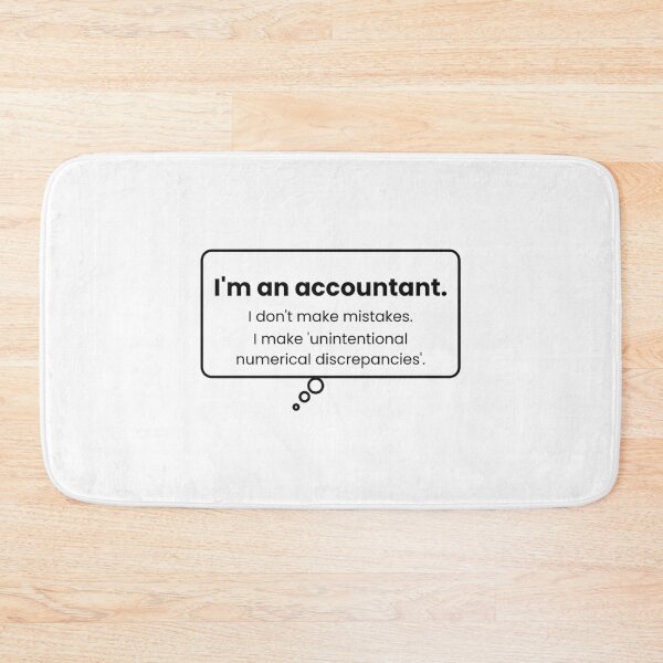 Item preview, Dark Humor Accountant Thought Bubble Funny designed and sold by ThoughtBubbleShop.