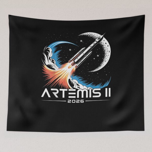 Item preview, Artemis II Launch to The Moon 2026  designed and sold by ZalcArtStore.