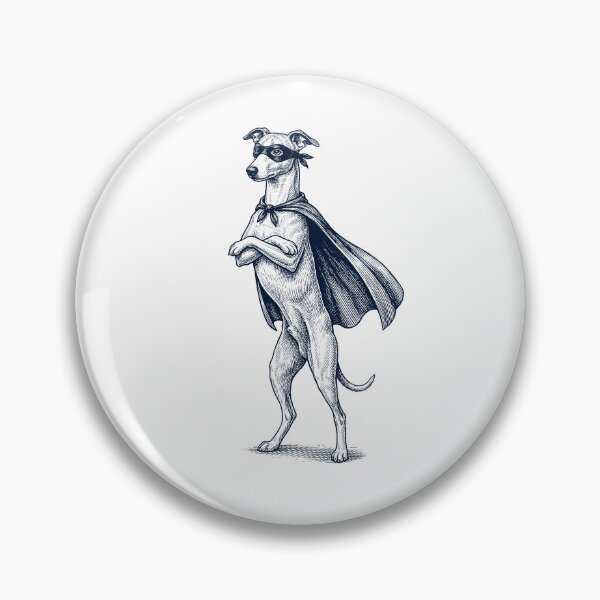 Artikelvorschau, Vintage Whippet Hero Superhero Hundeliebhaber entworfen und verkauft von DoodleTortle.
