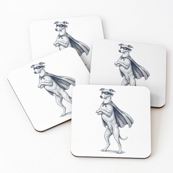 Item preview, Vintage Whippet Hero Superhero Dog Lover designed and sold by DoodleTortle.