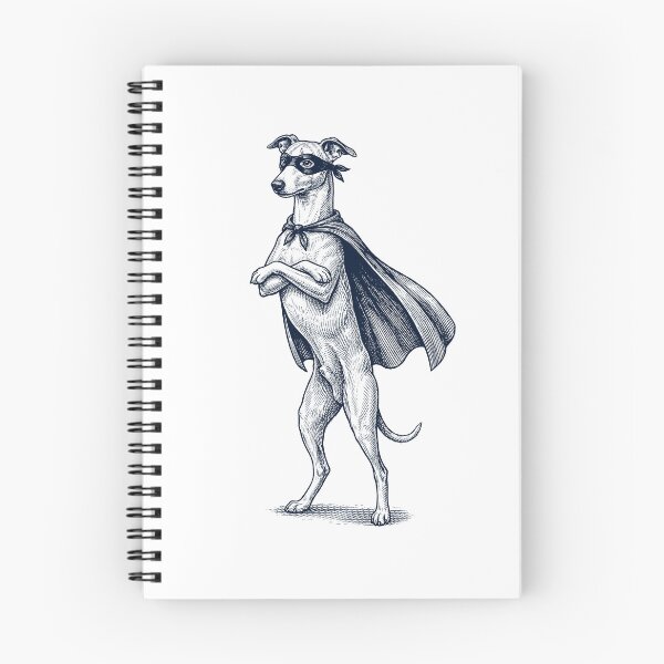 Item preview, Vintage Whippet Hero Superhero Dog Lover designed and sold by DoodleTortle.