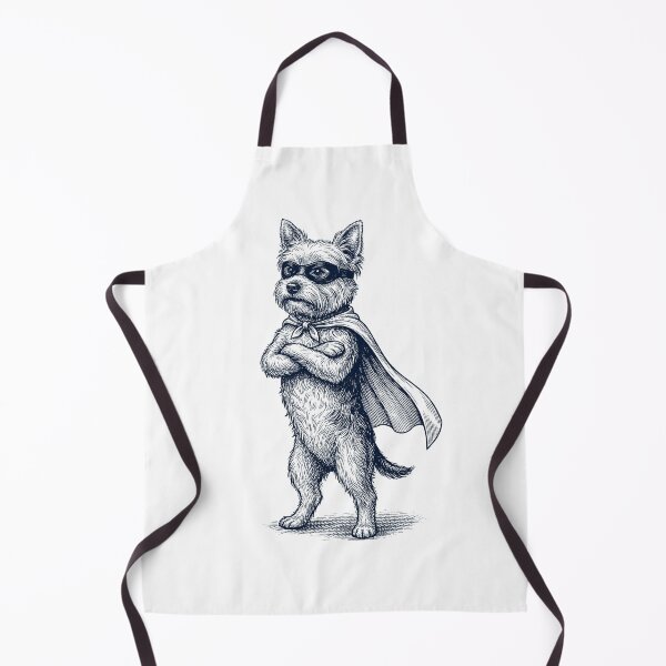 Item preview, Vintage Yorkshire Terrier Hero Superhero Dog Lover designed and sold by DoodleTortle.