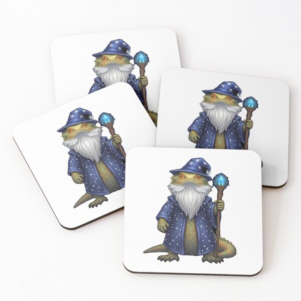 Item preview, Sunflower Bearded Dragon Wizard Tiny Blue Hat designed and sold by pumsquare.