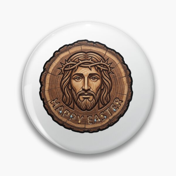 Item preview, Ancient Stone Jesus Engraving Happy Easter Design designed and sold by Imaginarium of Chaos falcon88 .