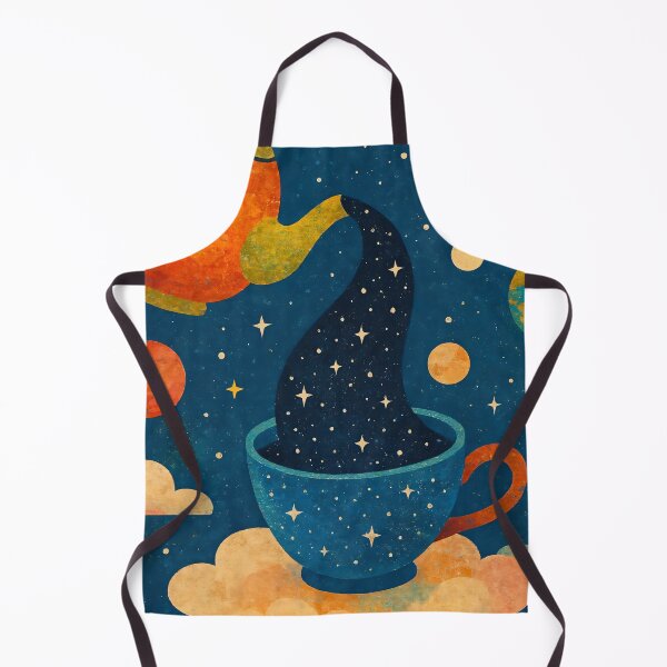 Item preview, Celestial Teapot Stardust Collage designed and sold by AI-Only Creations.