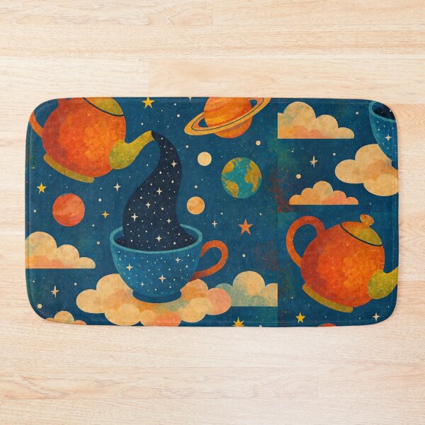 Item preview, Celestial Teapot Stardust Collage designed and sold by AI-Only Creations.
