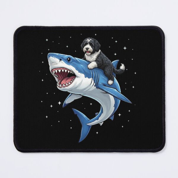 Item preview, Funny Portuguese Water Dog Shark Dog Mom Dad Lover designed and sold by TerryConnells.