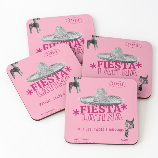 Item preview, Fiesta Latina Mexican Party Event Poster Design designed and sold by Hadivine.