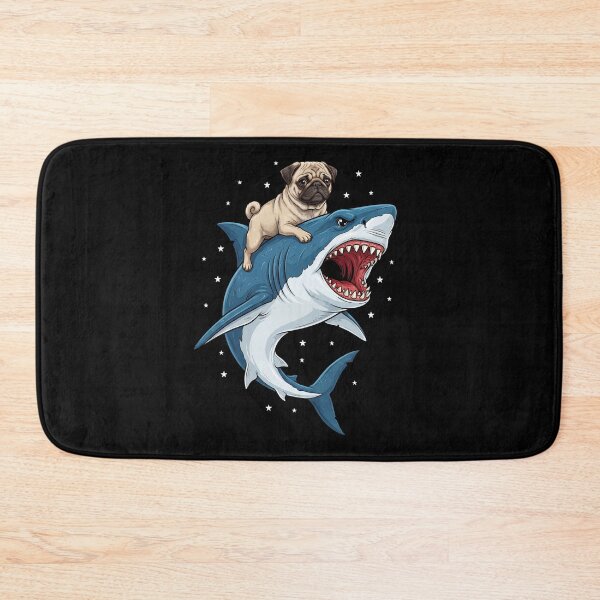 Item preview, Funny Pug Shark Dog Mom Dad Lover designed and sold by TerryConnells.