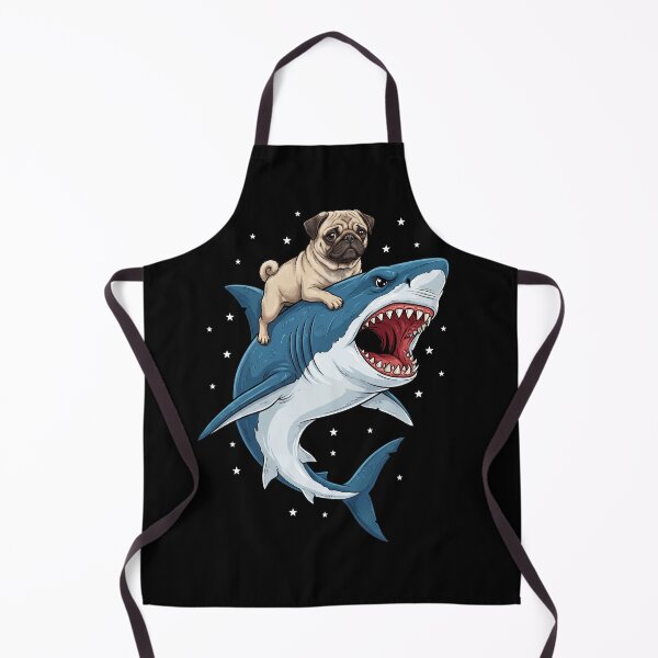 Item preview, Funny Pug Shark Dog Mom Dad Lover designed and sold by TerryConnells.