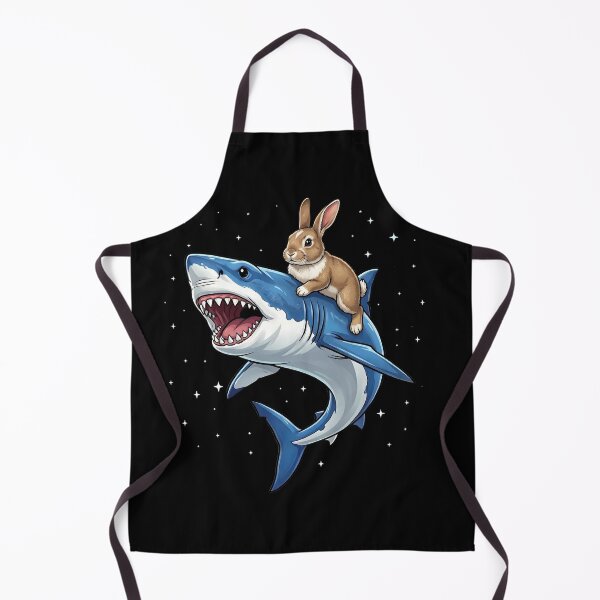 Item preview, Funny Rabbit Riding Shark Animal Lover designed and sold by TerryConnells.