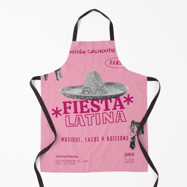 Item preview, Fiesta Latina Mexican Party Event Poster Design designed and sold by Hadivine.