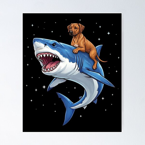 Item preview, Funny Rhodesian Ridgeback Shark Dog Mom Dad Lover designed and sold by TerryConnells.