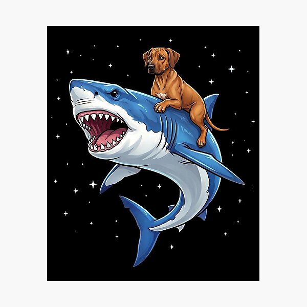 Item preview, Funny Rhodesian Ridgeback Shark Dog Mom Dad Lover designed and sold by TerryConnells.