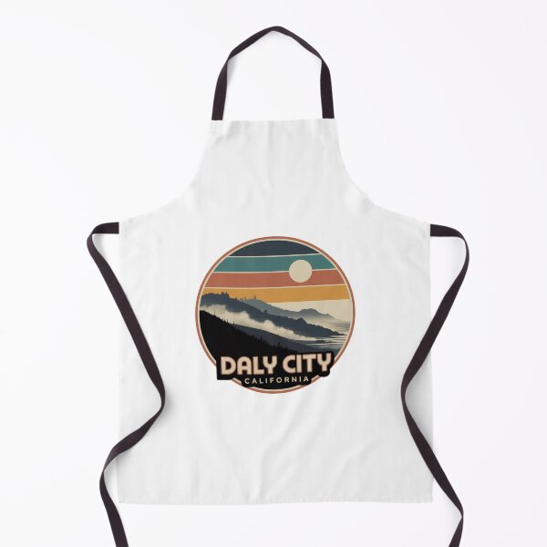 Item preview, Daly City California: Mountain Landscape Badge designed and sold by CircinusStore.