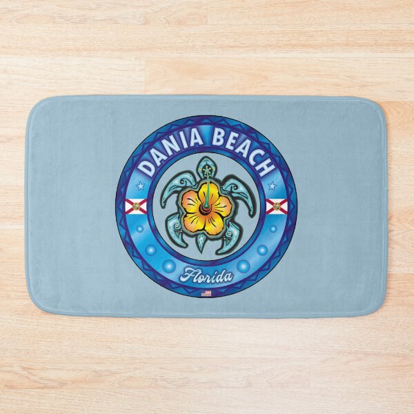 Item preview, Dania Beach Florida sea turtle hibiscus designed and sold by studioss76.
