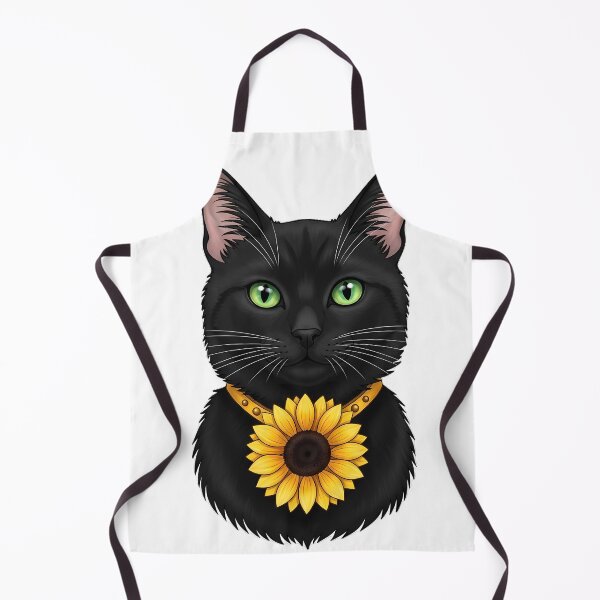 Artikelvorschau, Smokingkatze gelber Sonnenblumenhalsbandanhänger entworfen und verkauft von pumsquare.