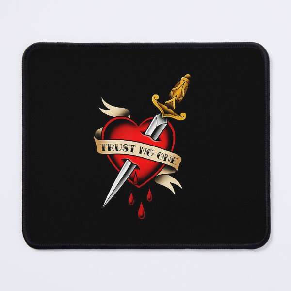 Item preview, Trust No One Dagger Heart Tattoo Dark designed and sold by Modaozushi216.