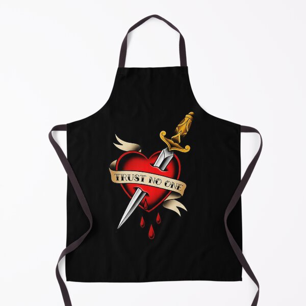 Item preview, Trust No One Dagger Heart Tattoo Dark  designed and sold by Modaozushi216.