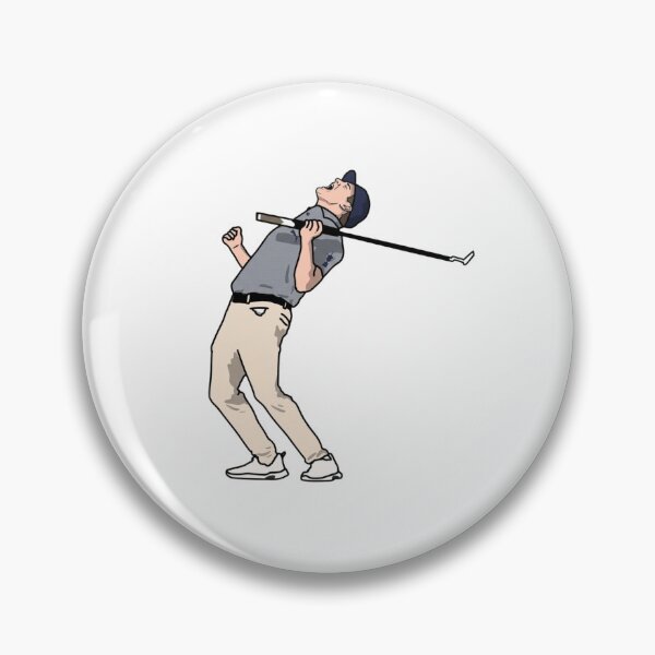 Item preview, Bryson DeChambeau Iconic Golf Swing Illustration designed and sold by QuietTeeClub.