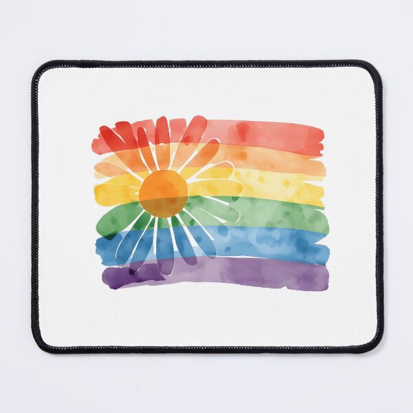 Item preview, Rainbow Flag and Flower designed and sold by uunaa.