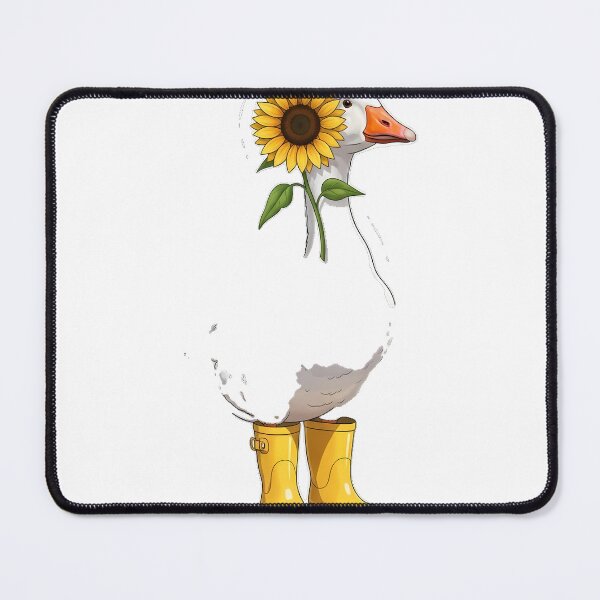 Item preview, Goose Yellow Rain Boots Sunflower Sprig designed and sold by pumsquare.