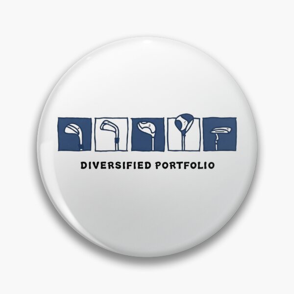 Item preview, Diversified Portfolio - Minimalist Golf Clubs Design designed and sold by QuietTeeClub.