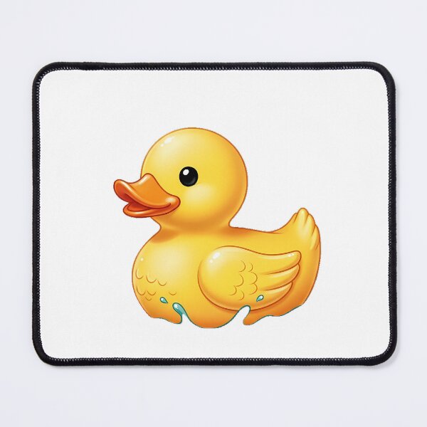 Item preview, Rubber Duck Tiny Sun Rays Teal Water Drops designed and sold by pumsquare.