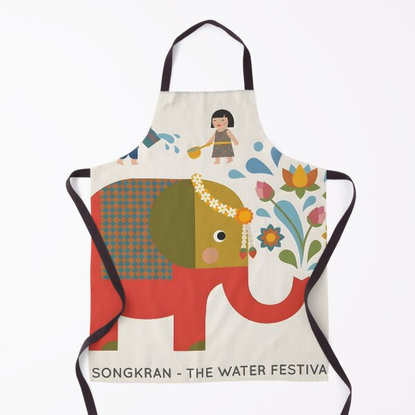 Item preview, Traditional Songkran Splash - Modern Geometric Art designed and sold by MrNornally.