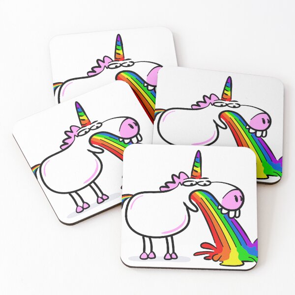Item preview, Rainbow Unicorn Vomit Rainbow Funny Unicorn Kawaii Humorous Gift designed and sold by CLC54.