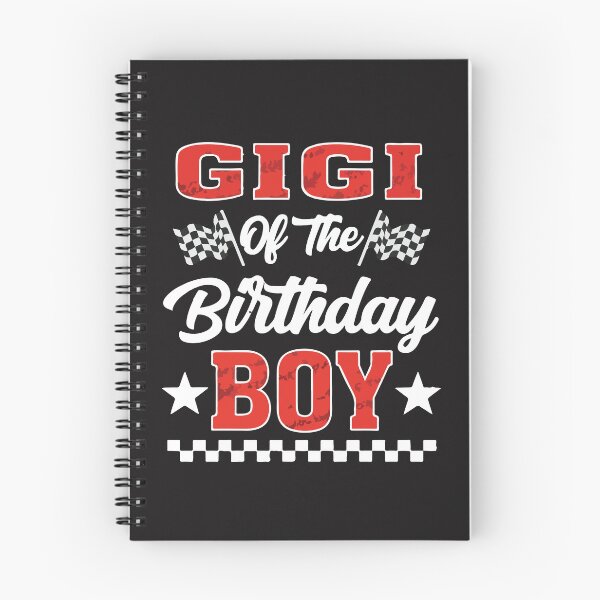 Aperçu de l'œuvre Voiture de course Gigi Anniversaire Garçon Thème Course Familial créée et vendue par kiralynstration.