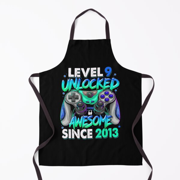 Item preview, Level 9 Unlocked 9th Birthday Gamer Design Retro Gaming Vibe designed and sold by FGTV2021.