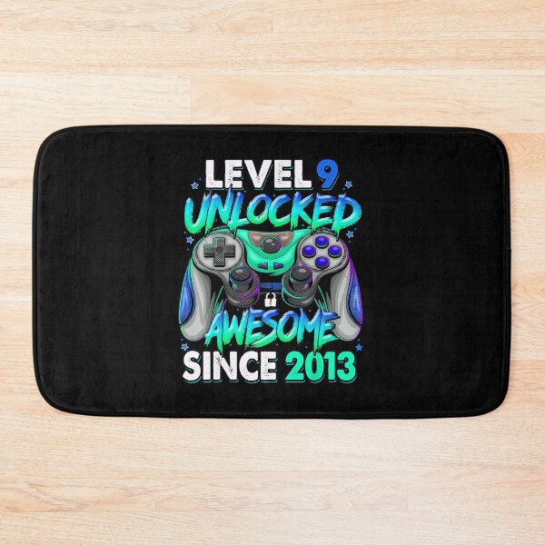 Item preview, Level 9 Unlocked 9th Birthday Gamer Design Retro Gaming Vibe designed and sold by FGTV2021.