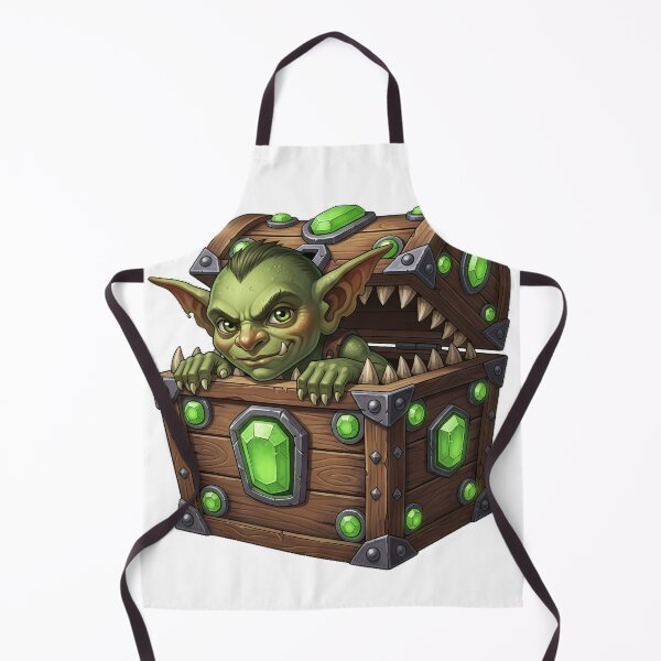 Item preview, Tiny Goblin Mimic Chest Green Gems designed and sold by pumsquare.